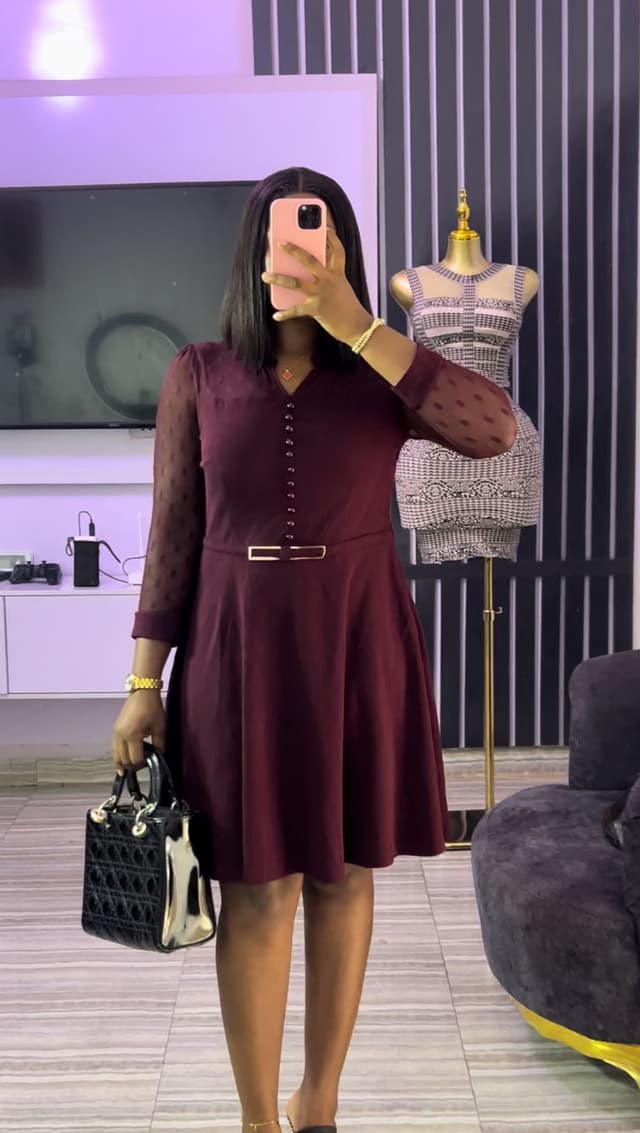 Cute simple cooperate dress